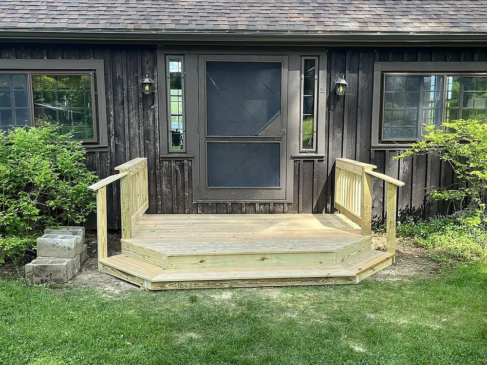 New deck & steps