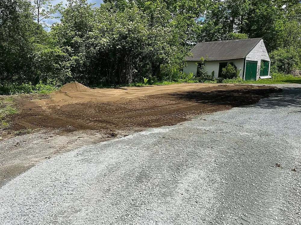 Graded & prepped pad